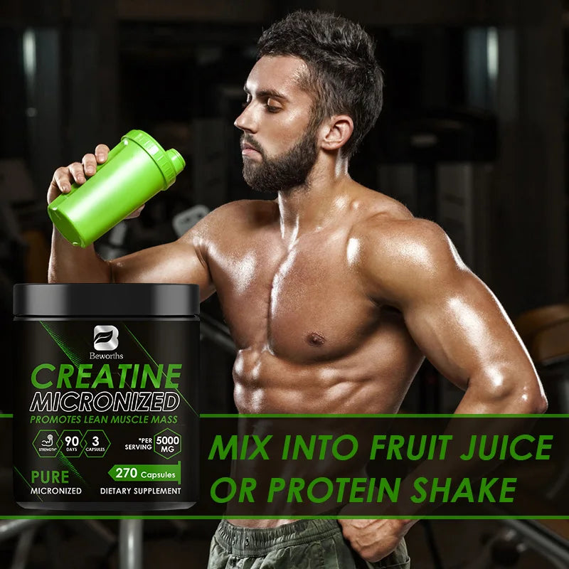 Micronized creatine supplement for brain health and cognitive energy.