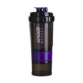 Bouteille Shaker Protéines Premium 590 ml, avec Agitateur Métallique, Idéale pour les Shakes Protéinés et les Boissons Pré-Entraînement