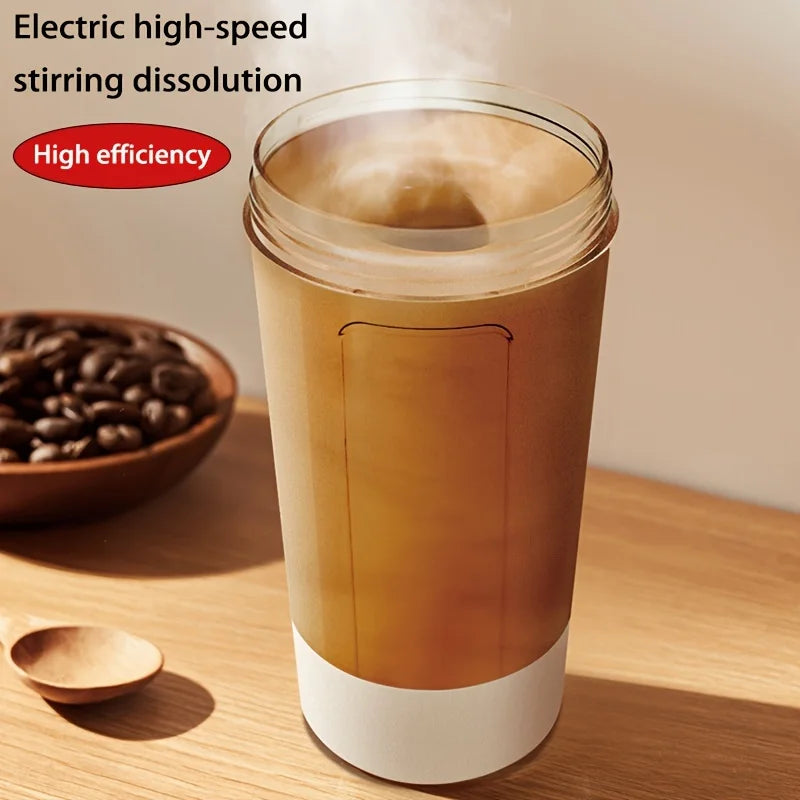 Bouteille shaker de protéines de lactosérum électrique portable USB 450 ml, tasse mélangeuse entièrement automatique, rechargeable, pour la salle de sport, sans BPA, pour cocktails