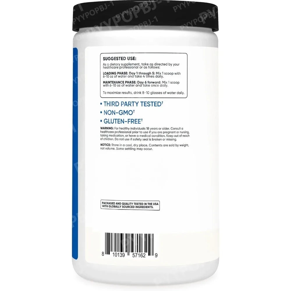 Créatine Monohydrate Poudre Micronisée 500G 5000mg Par Portion 5g 100 Portions 17.9 Oz