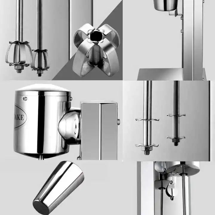 Machine à milkshake professionnelle pour boissons protéinées, mixeur à double tête, machine à mélanger électrique