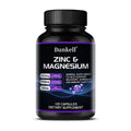 Magnesium zinc vitamin d3 capsules 120ct bottle for bone and nerve support