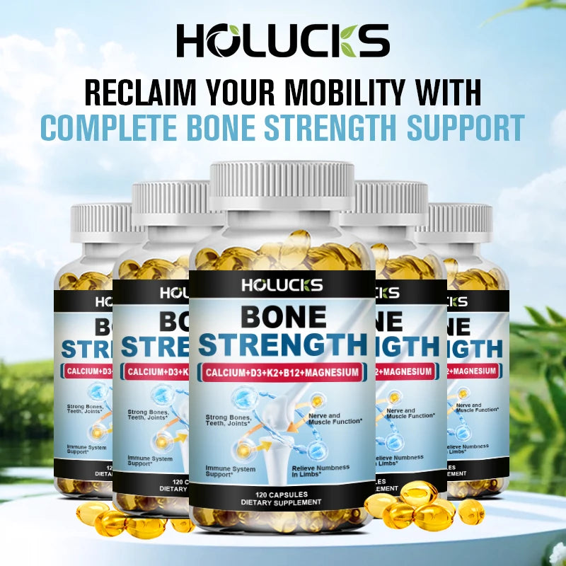 Calcium magnesium vitamin d3 k2 supplement for relieving muscle numbness and discomfort