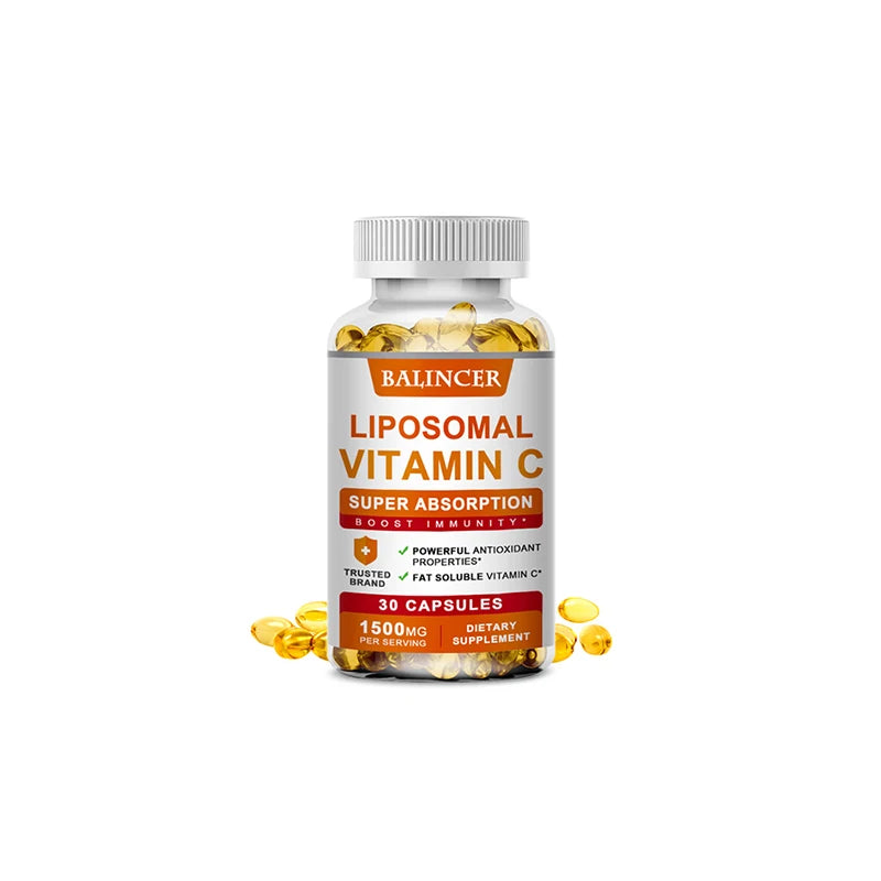 Vitamine C 1500mg avec Zinc 20mg, 120 Gélules, Complément Alimentaire pour la Santé Générale, Végétarien Sans OGM et Sans Gluten