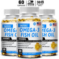 Huile de poisson Oméga 3 - Aide à améliorer la vue, les articulations, antioxydant, améliore la santé de la peau, la fonction cérébrale et soutient l'immunité
