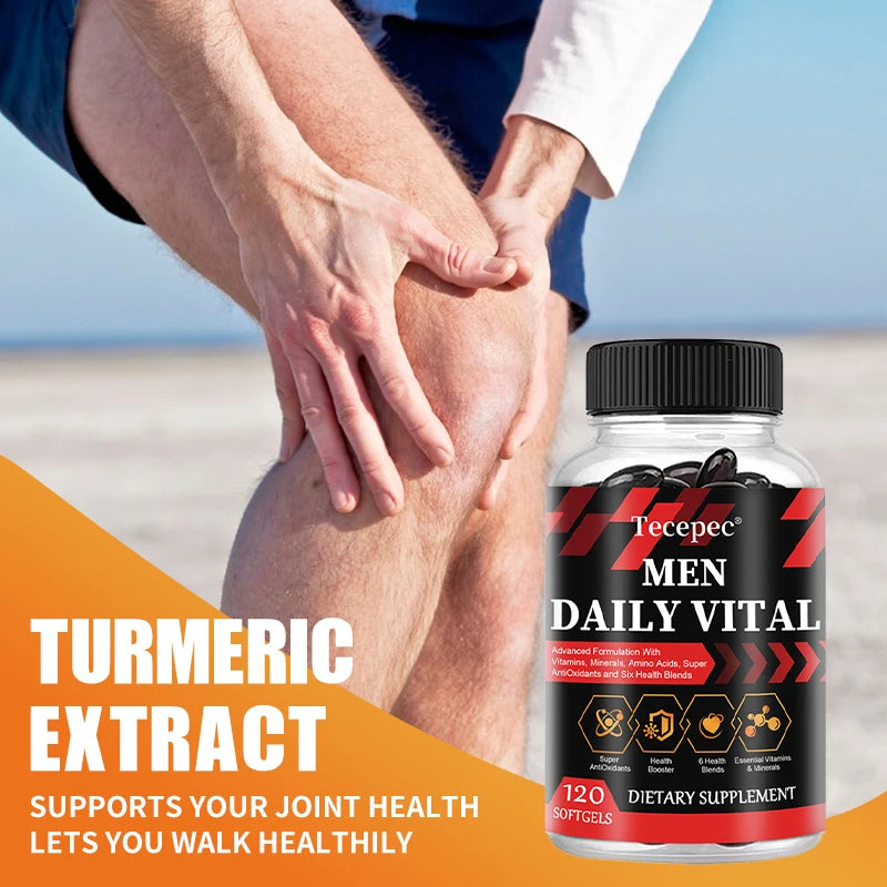 Multivitamines Homme avec Vitamines et Minéraux - Améliore l'Endurance, la Force, la Performance Sportive et la Santé Générale