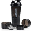 Bouteille Shaker Protéines Bouteille Étanche pour Mélanges de Protéines Gobelet Shaker à Visser 3 Couches Bouteille Shaker Sport pour Poudre de Protéines