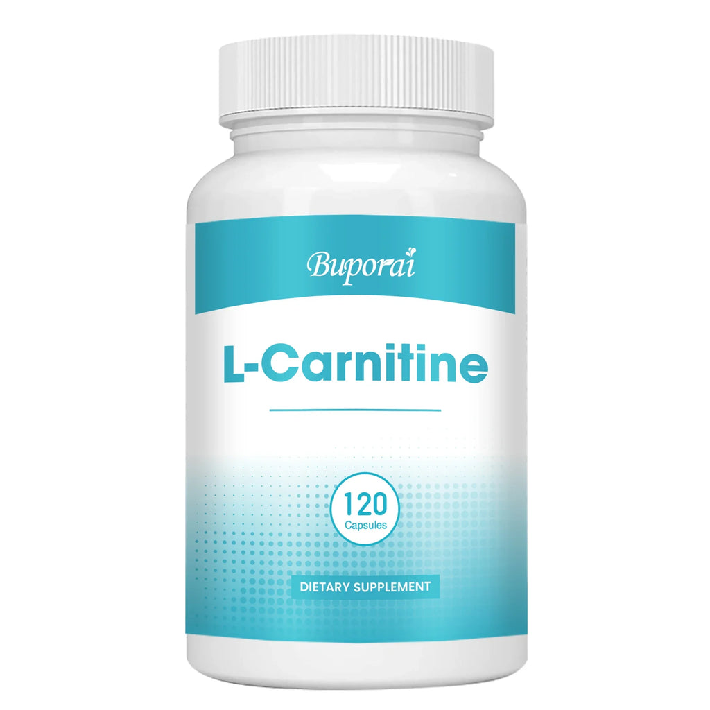 L-Carnitine - Brûle-graisse, Soutient l'énergie, Développe les muscles, Favorise le métabolisme, Améliore la mémoire et la concentration - 120 Gélules