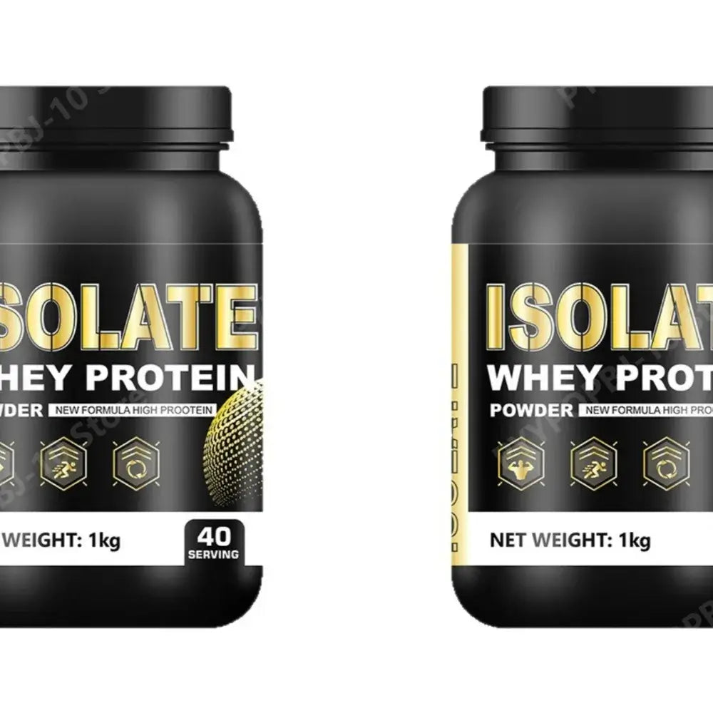  Pure whey isolate supplement showing 90 percent protein purity and zero sugar.