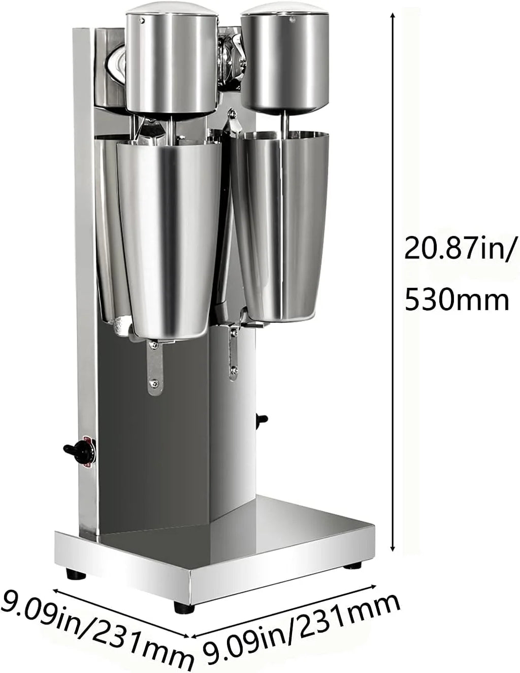 Machine à milkshake professionnelle pour boissons protéinées, mixeur à double tête, machine à mélanger électrique