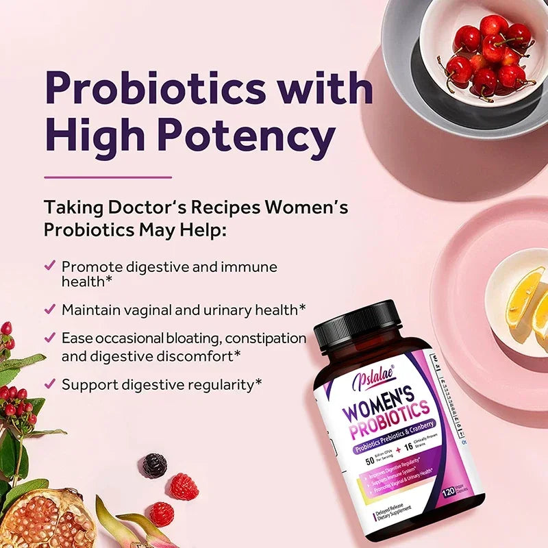 Probiotique Féminin - Améliore la santé intestinale, améliore la digestion et soulage les ballonnements et les gaz