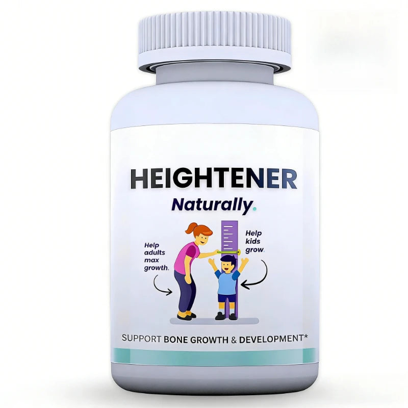 Height growth gummies for kids and adults by Heightenex for daily nutritional support.