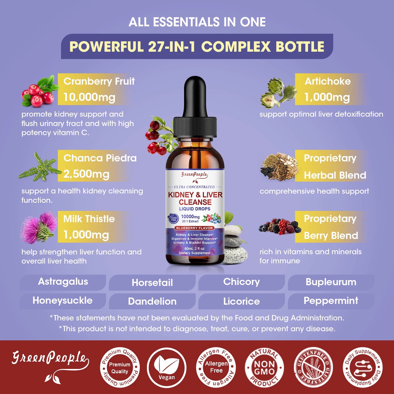 Liquid milk thistle drops as a natural protein supplement to maintain an active lifestyle.
