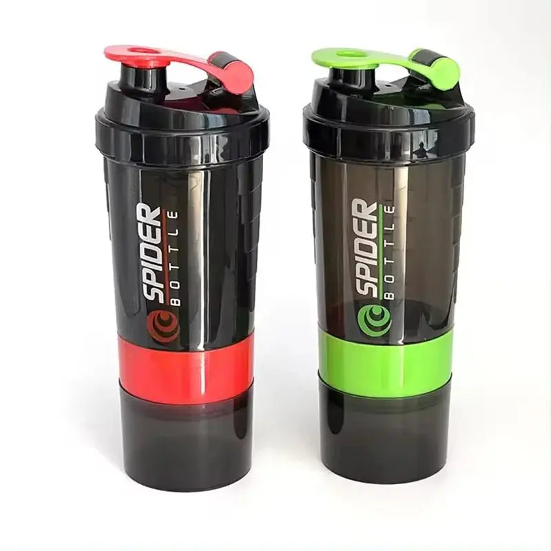 Shaker à 3 couches pour poudre de protéines, tasse à mélanger, bouteille de sport et fitness, cadeau, grande capacité, pour musculation