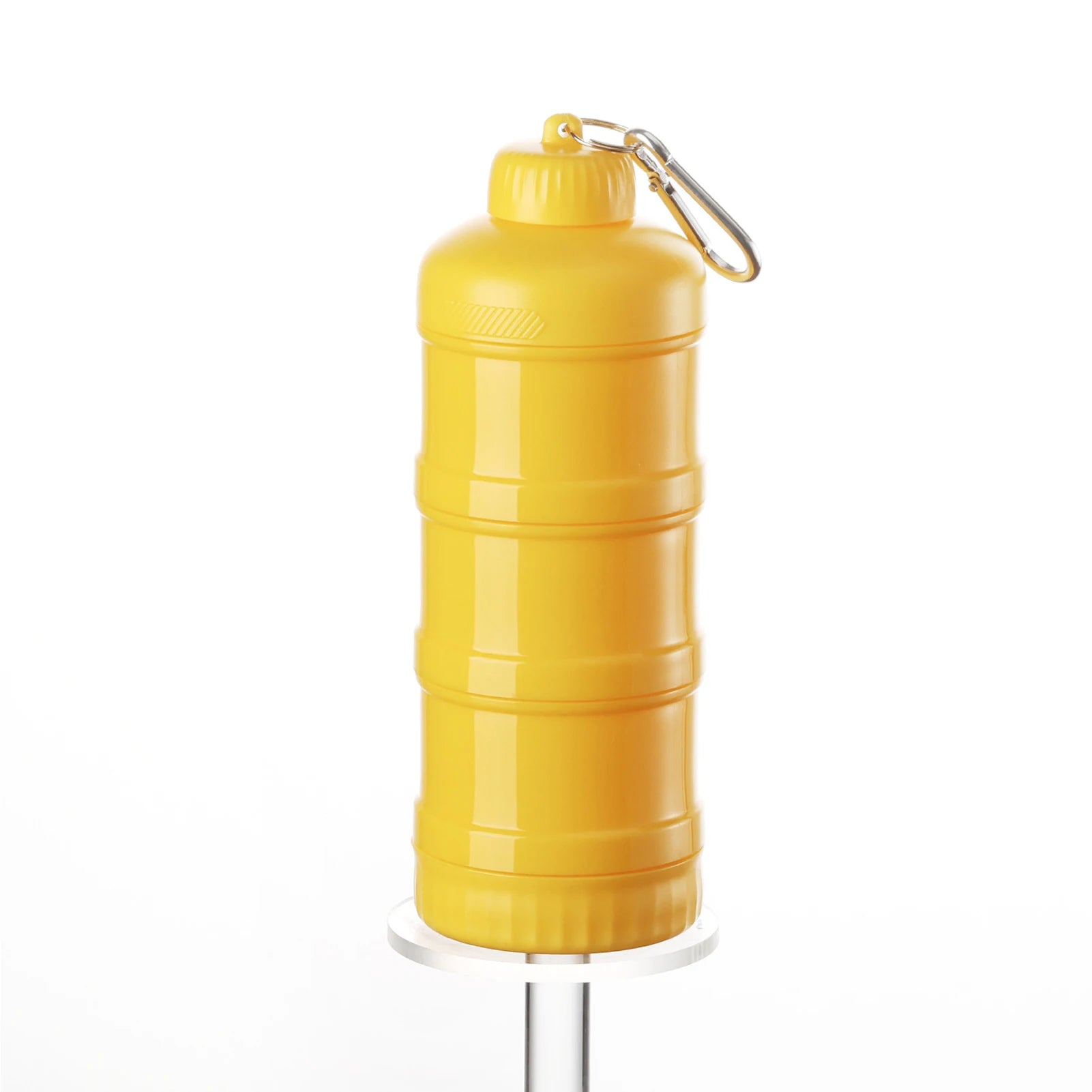 Distributeur de poudre protéinée avec boîte et boîte de rangement pour aliments en PC de qualité alimentaire, convient pour l'exercice en salle de sport, transparent