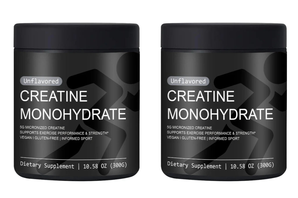 Monohydrate de créatine : Développe la masse musculaire maigre, améliore la performance et la force, soutient la récupération après l'entraînement, suppléments de santé quotidiens.