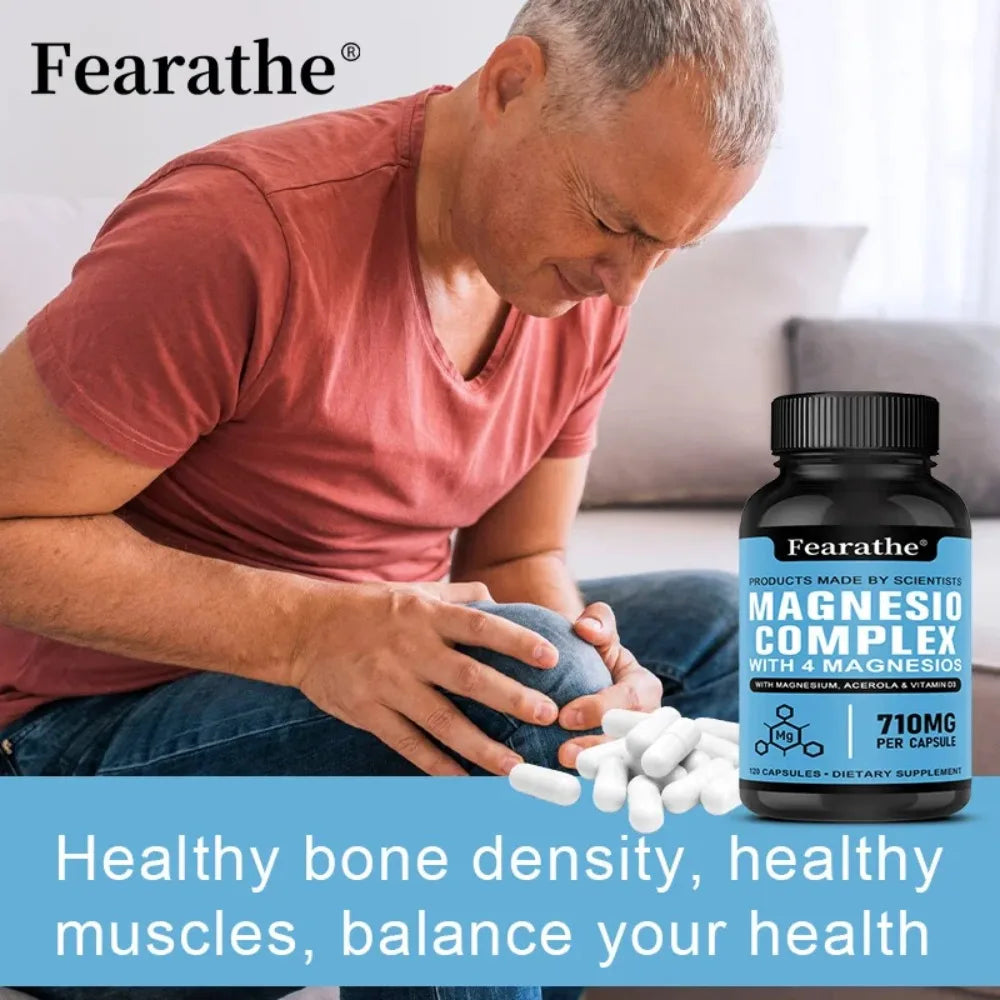 Magnesium complex with vitamin d3 for natural health benefits in daily life.