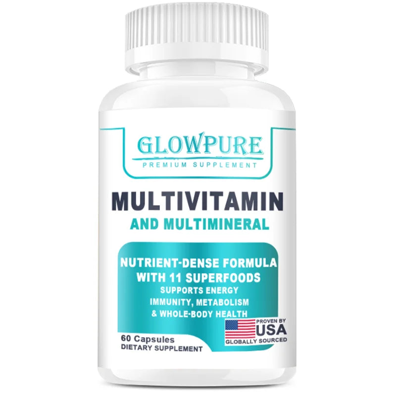 Multivitamines pour femmes, aliments entiers biologiques et minéraux naturels - Vitamines B, C, D3, K2 pour le stress, l'immunité, les cheveux, la peau et les ongles