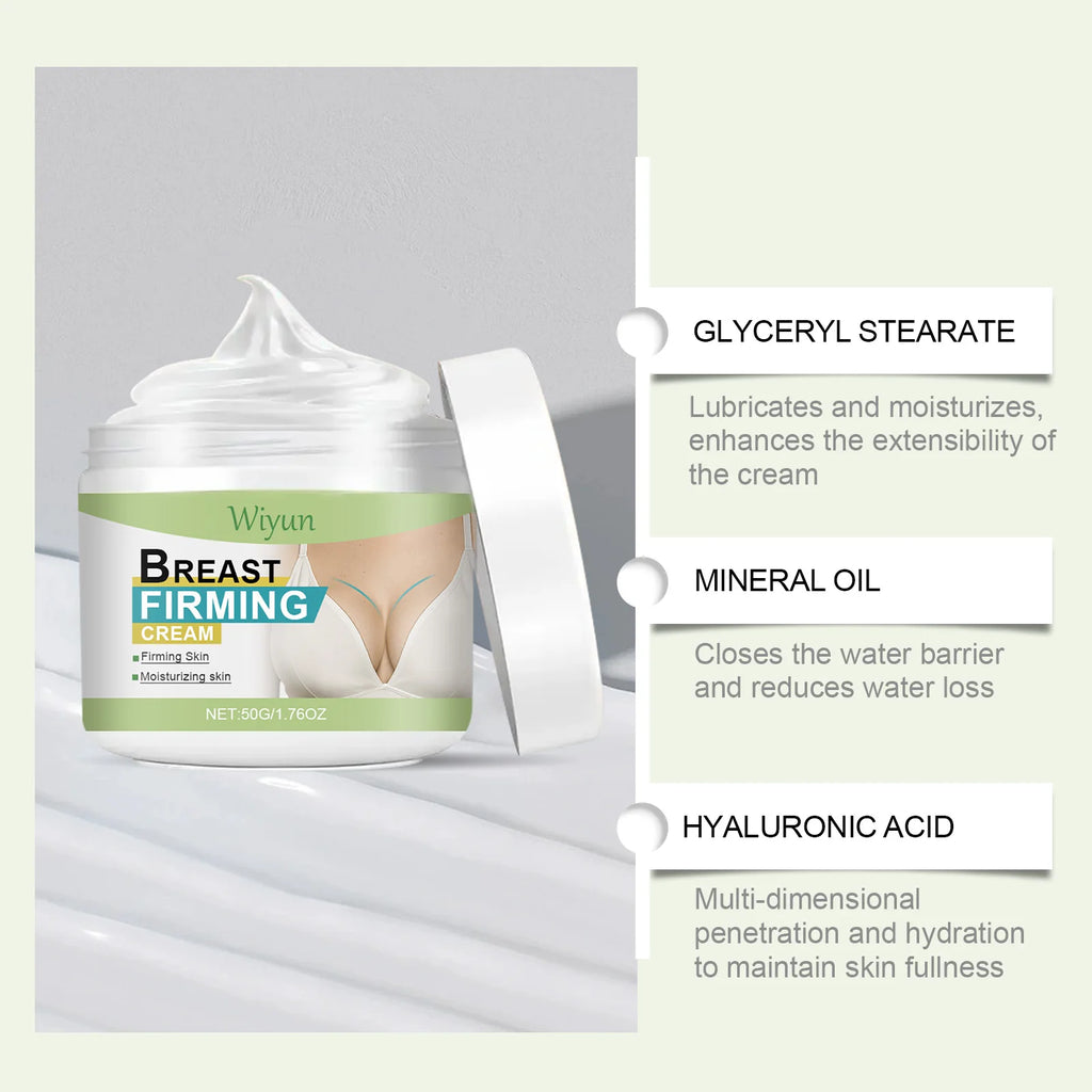 Crème Raffermissante Poitrine Liftante, Hydratante, Anti-relâchement, Améliore l'Élasticité, Absorption Rapide pour les Soins du Buste Féminin