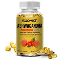 Ashwagandha Bio – Complément Soulagement du Stress & Soutien Immunitaire, Favorise des Niveaux d'Énergie Équilibrés, Capsules Végétaliennes SANS OGM