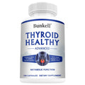 Complément de Soutien Thyroïdien pour Femmes et Hommes, avec Iode, B12 et L-Tyrosine, Soutient la Santé Hormonale, l'Énergie et le Métabolisme
