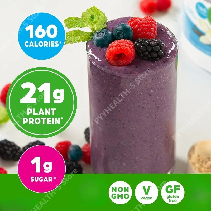 Organic plant based protein powder for natural health benefits in daily life