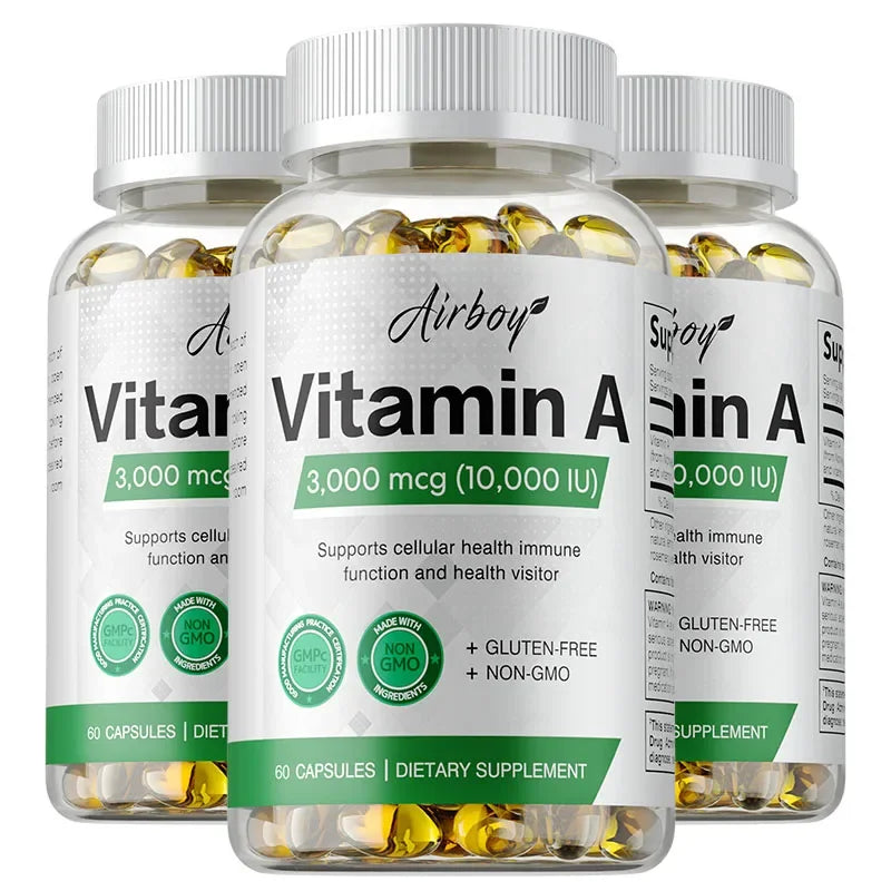 Vitamine A - Système immunitaire et fonction de reproduction, Favorise une peau et des yeux sains, Activité antioxydante