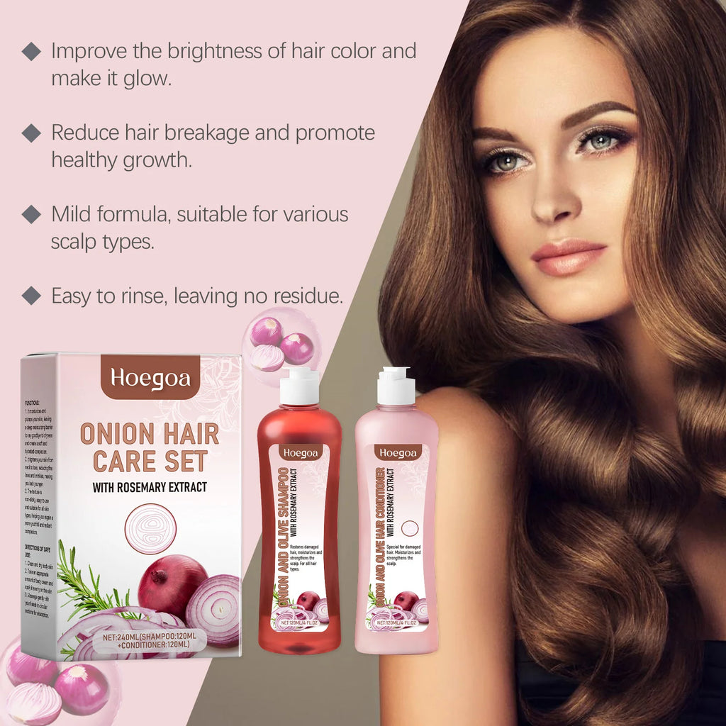 Onion rosemary hair growth shampoo as a natural hair supplement to maintain an active lifestyle.