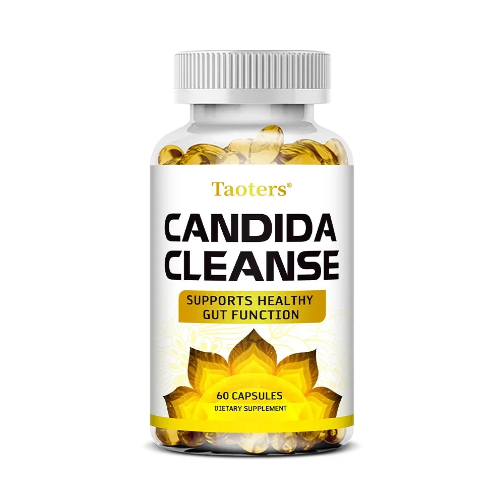 Candida Cleanse - Nettoyage du foie, détoxifiant, favorise la santé intestinale, nettoyage du côlon, stimule l'énergie, 120 gélules