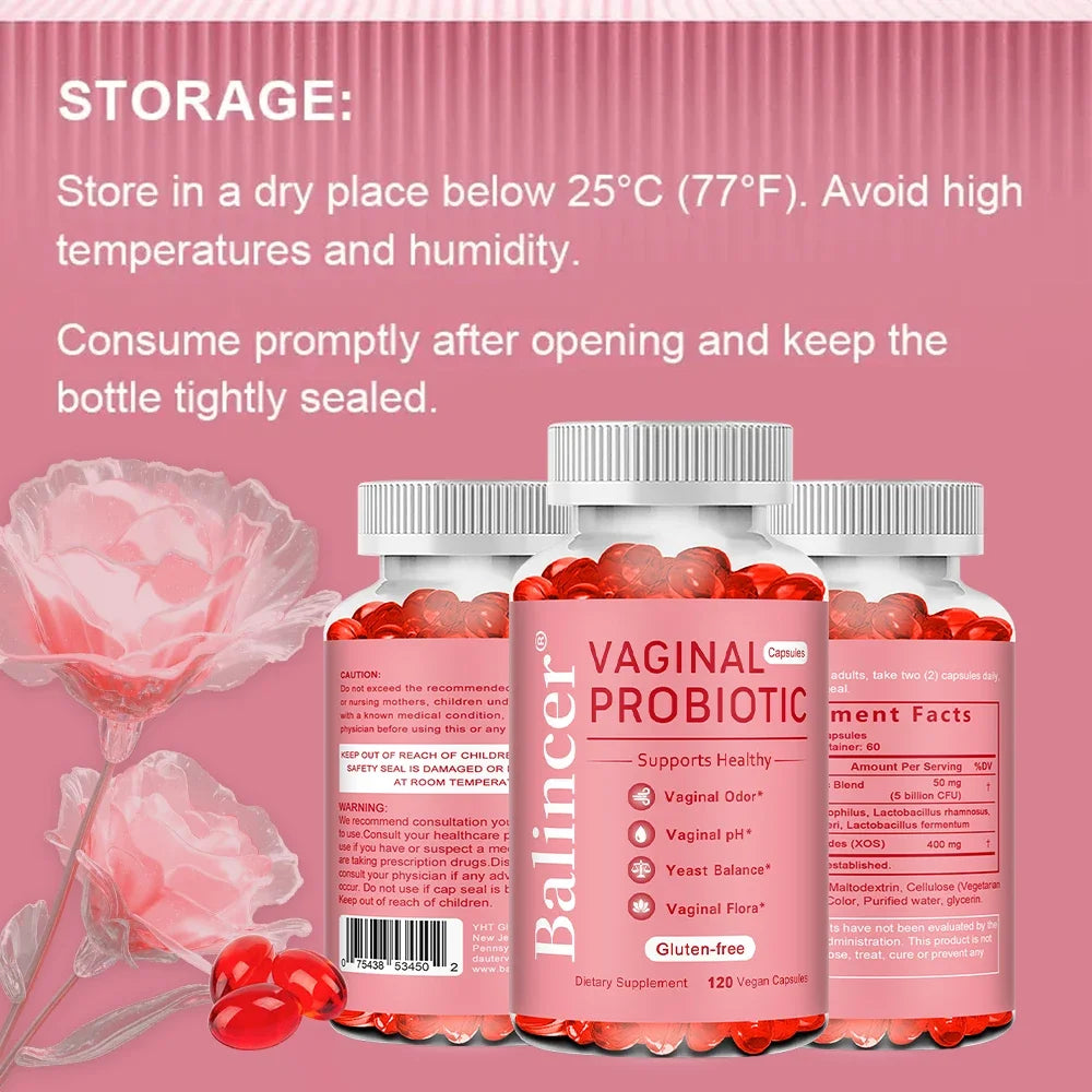 Probiotiques pour femmes - Nourrit le système digestif, favorise la digestion et la santé intestinale, renforce l'immunité, santé globale