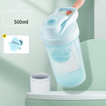 Bouteille d'eau de sport Shake Cup, tasse à boire créative en plastique, tasse de mélange à haute capacité pour poudre de protéines, lactosérum, milkshake
