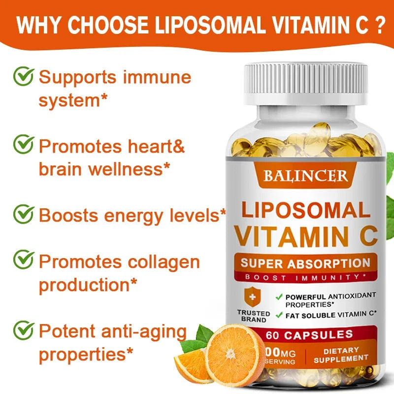Vitamine C 1500mg avec Zinc 20mg, 120 Gélules, Complément Alimentaire pour la Santé Générale, Végétarien Sans OGM et Sans Gluten