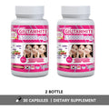 GLUTA WHITE 1500000MG Glutathion Complément Éclaircissant Anti-âge, Protection UV, Unification du Teint et des Cicatrices 30 Gélules Molles
