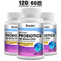 Probiotiques 120 Milliards UFC 36 Souches Contient des Prébiotiques et des Enzymes Digestives pour la Digestion et le Soutien Immunitaire Vegan, Sans OGM