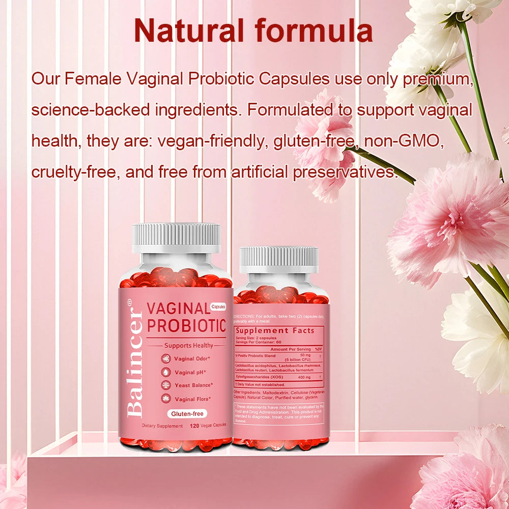 Probiotiques pour femmes - Nourrit le système digestif, favorise la digestion et la santé intestinale, renforce l'immunité, santé globale