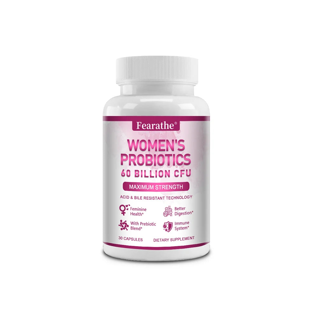 Probiotiques pour femmes – Favorise la santé intestinale, immunitaire et générale des femmes, aide à la digestion et améliore l'absorption des nutriments