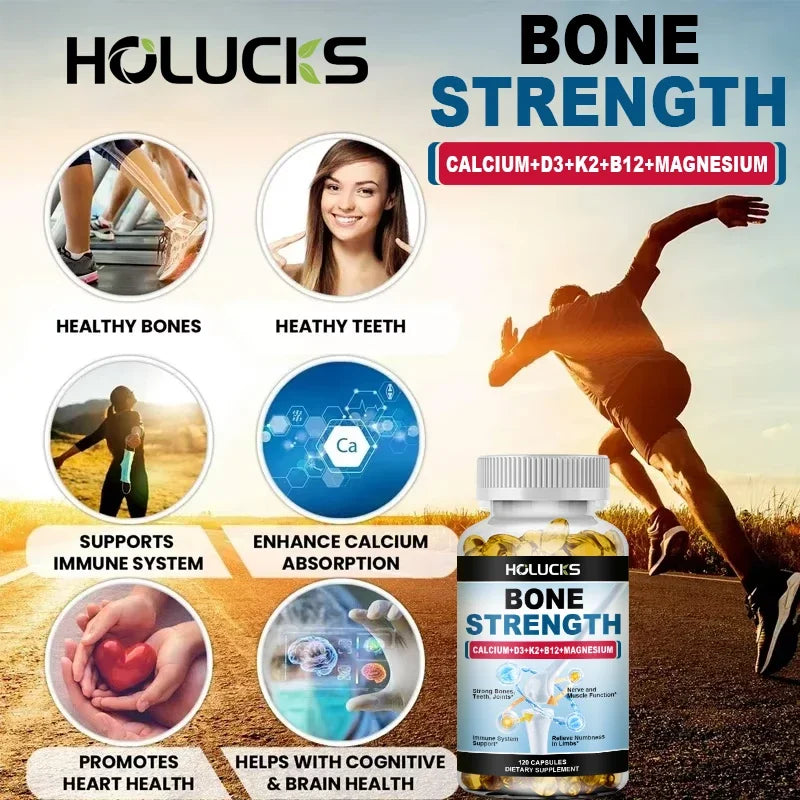 Calcium magnesium vitamin d3 k2 supplement 120 vegetable capsules for bone densityCalcium magnesium vitamin d3 k2 supplement 120 vegetable capsules for bone density