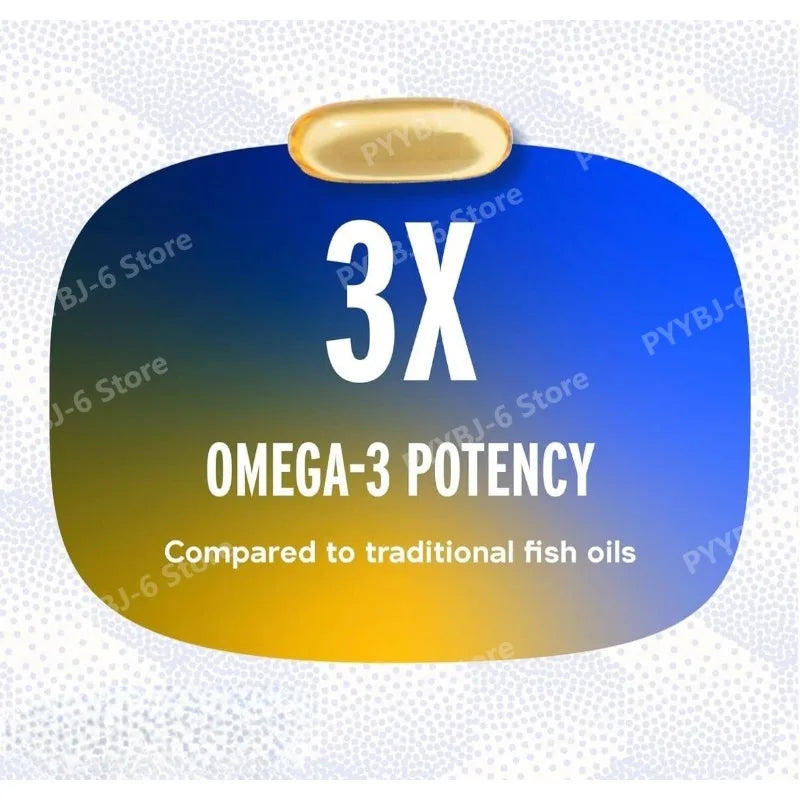 Extra potent omega 3 fish oil sourced from sustainable, wild-caught fish