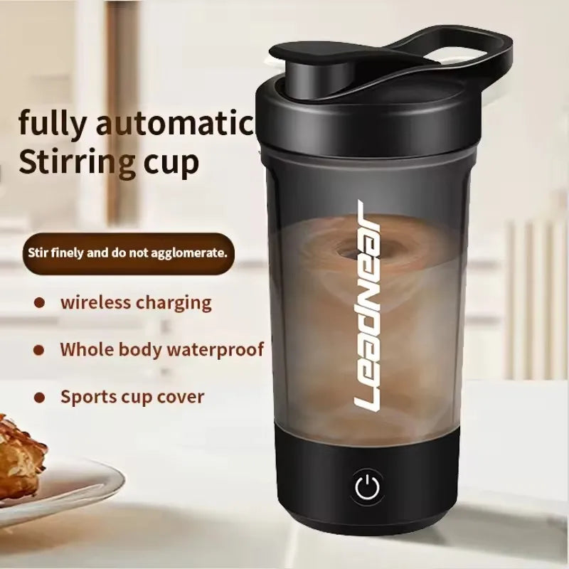 Gobelet mélangeur électrique automatique de 450 à 700 ml, bouteille de shaker de protéines portable, alimenté par piles, gobelet mélangeur entièrement automatique pour la maison
