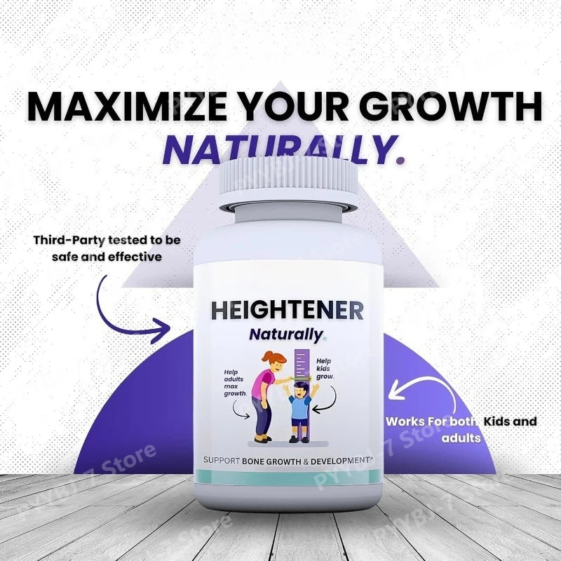 Height growth gummies for kids and adults for strengthening bones and boosting density