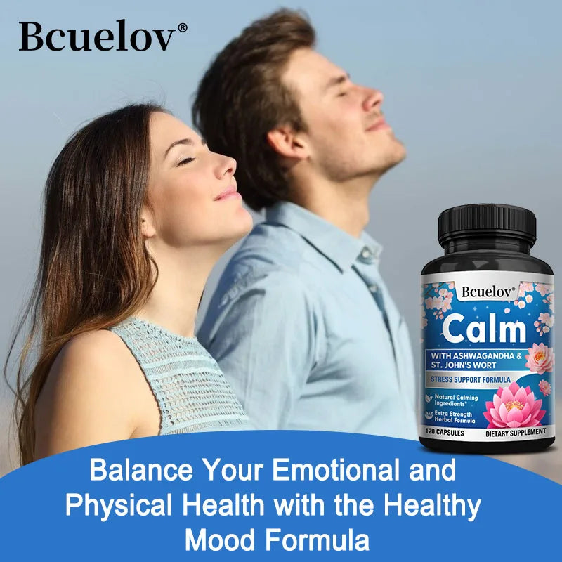 Calcium magnesium zinc bone support capsules for a calm, relaxed mood and nerve support.