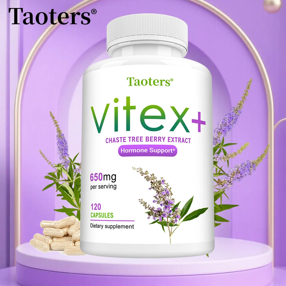Extrait de baies de Vitex, complément alimentaire à base de plantes pour la ménopause féminine, améliore la peau, régule l'humeur, favorise le sommeil, sans OGM