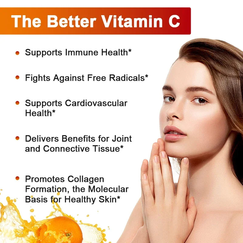 Vitamine C 1500mg avec Zinc 20mg, 120 Gélules, Complément Alimentaire pour la Santé Générale, Végétarien Sans OGM et Sans Gluten