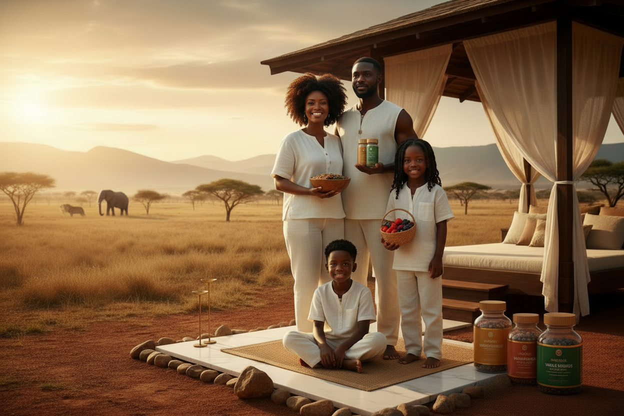 African Market Family Wellness Hero Image